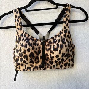 Victoria’s Secret Incredible Knockout Sports Bra 32DD Leopard